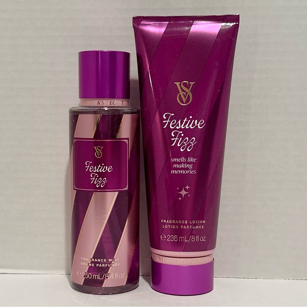 Victoria’s Secret NEW Limited Edition Holiday Festive Fizz Body Lotion & Mist